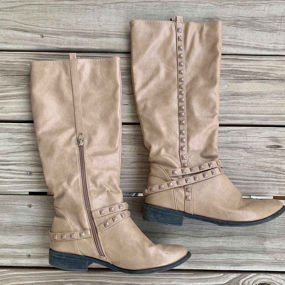 Tan Tall Boots